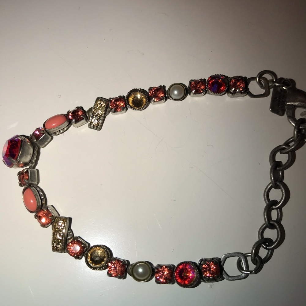 Stone encrusted bracelet